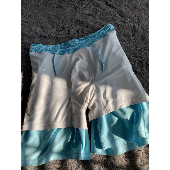 Lululemon Men's Lined Perforated Drawstring Stretch Pace Breaker 7” Shorts Small - Picture 10 of 10